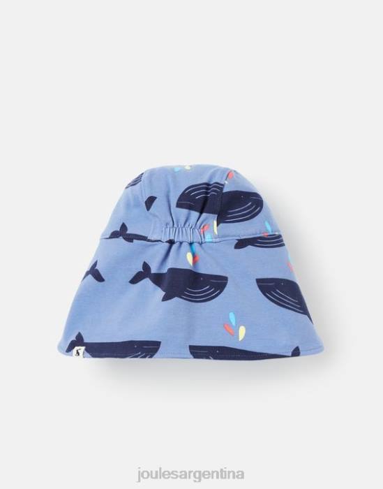 Joules gorro de punto con protector de cuello sonny 0-4 años bebés ballena azul accesorios 64BB397