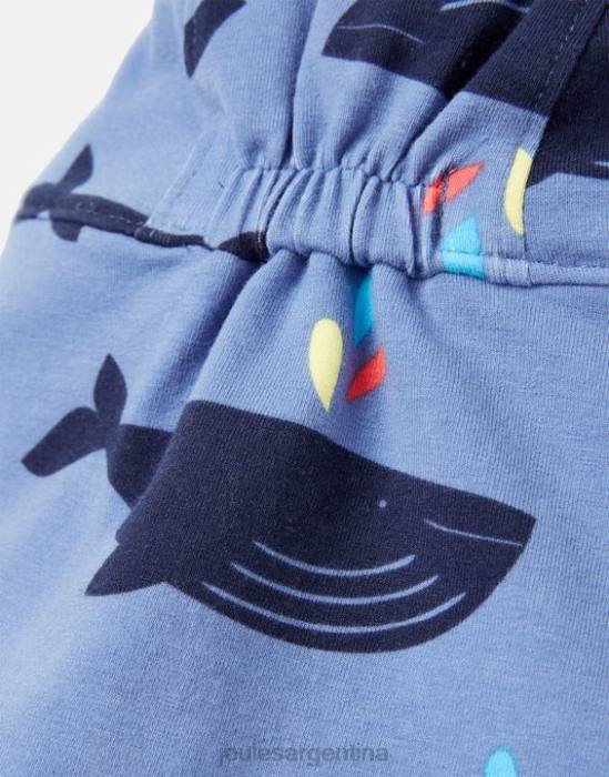 Joules gorro de punto con protector de cuello sonny 0-4 años bebés ballena azul accesorios 64BB397