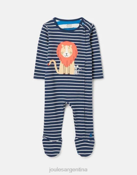 Joules mono zippy de algodón cultivado orgánicamente 0-9 meses bebés león marino accesorios 64BB430