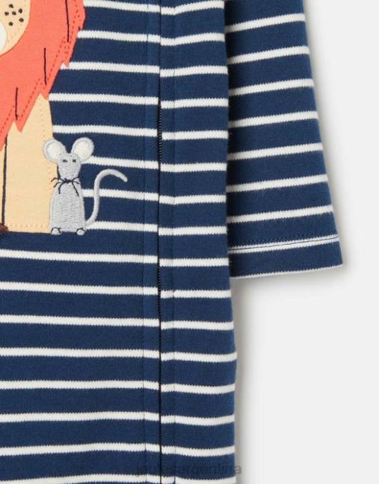 Joules mono zippy de algodón cultivado orgánicamente 0-9 meses bebés león marino accesorios 64BB430