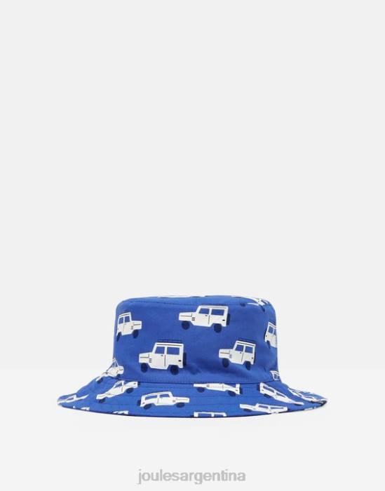 Joules sombrero para el sol estampado brit bebés pequeños camiones azules accesorios 64BB432