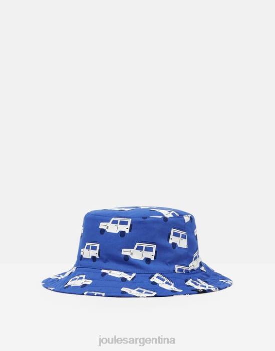 Joules sombrero para el sol estampado brit bebés pequeños camiones azules accesorios 64BB432