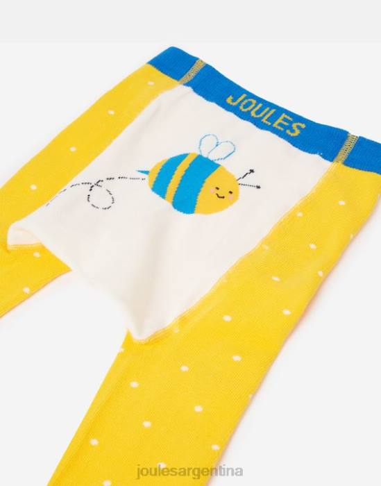 Joules paquete de 2 leggings con personajes animados bebés abeja conejita vestir 64BB407
