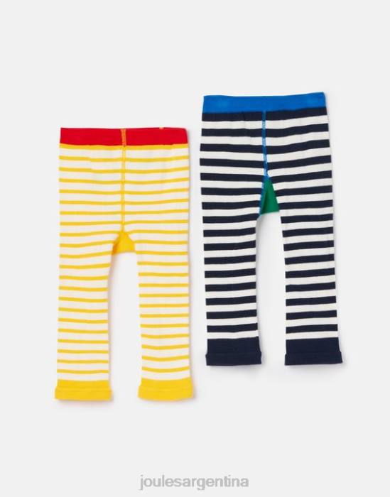 Joules paquete de 2 leggings con personajes animados bebés polluelo de vaca vestir 64BB423