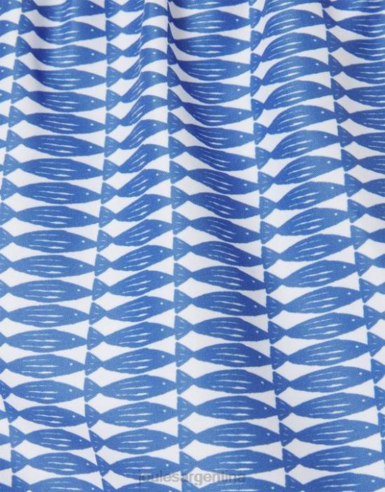 Joules shorts de baño con estampado de océano 2-12 años bebés pescado azul vestir 64BB356