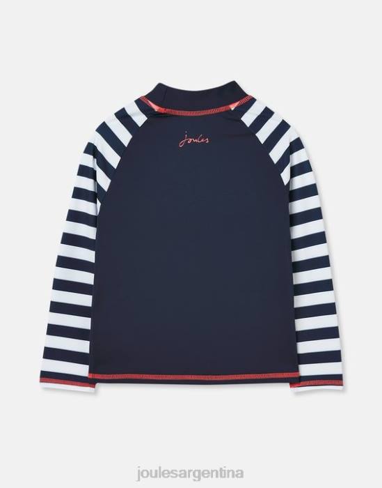 Joules Chase Rash Guard de manga larga bebés jinete de la ola de la marina vestir 64BB365