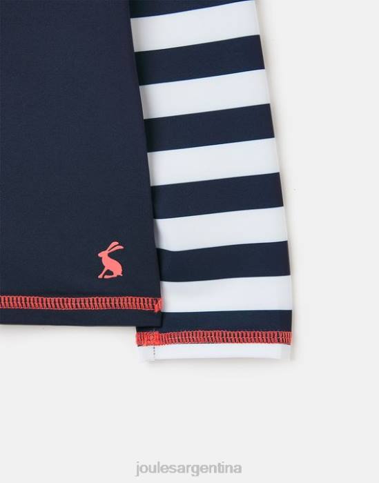 Joules Chase Rash Guard de manga larga bebés jinete de la ola de la marina vestir 64BB365