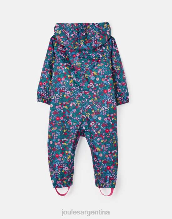 Joules Puddle traje impermeable reciclado para charcos 1-3 años Niños azul arcoiris vestir 64BB412