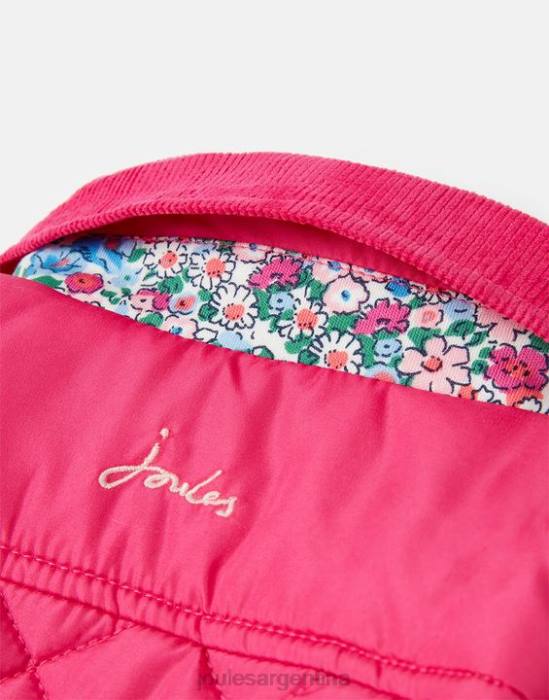 Joules abrigo acolchado mabel 0-3 años chicas Rosa brillante vestir 64BB392