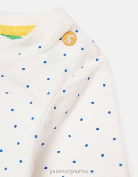 Joules camiseta tate art 0-3 años bebés abeja mancha blanca vestir 64BB422