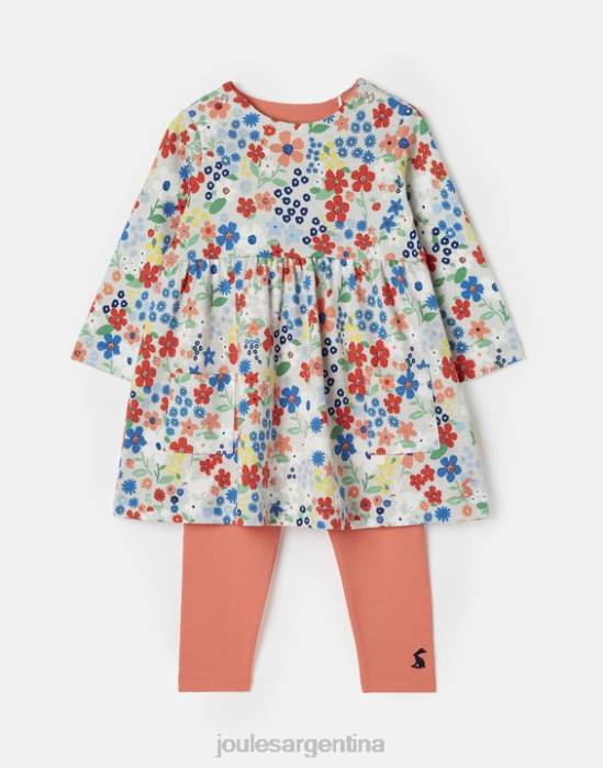 Joules conjunto vestido y legging christina 0-3 años chicas conejito gris vestir 64BB418