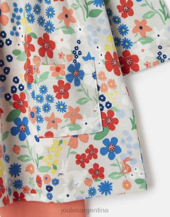 Joules conjunto vestido y legging christina 0-3 años chicas conejito gris vestir 64BB418