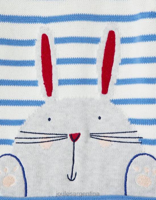Joules jersey winnie intarsia 0-3 años bebés raya de conejito vestir 64BB411
