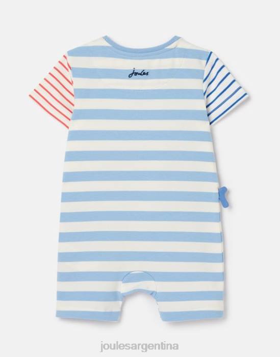 Joules mameluco con diseño de parche 0-24 meses bebés ballenas azules vestir 64BB425
