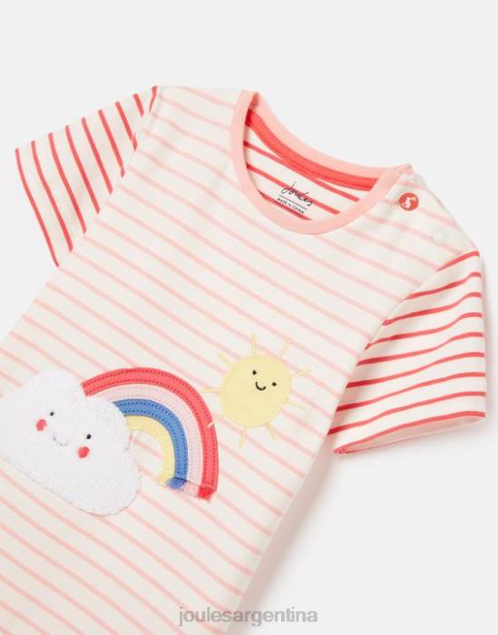 Joules mameluco con diseño de parche 0-24 meses bebés pnkweathr vestir 64BB403