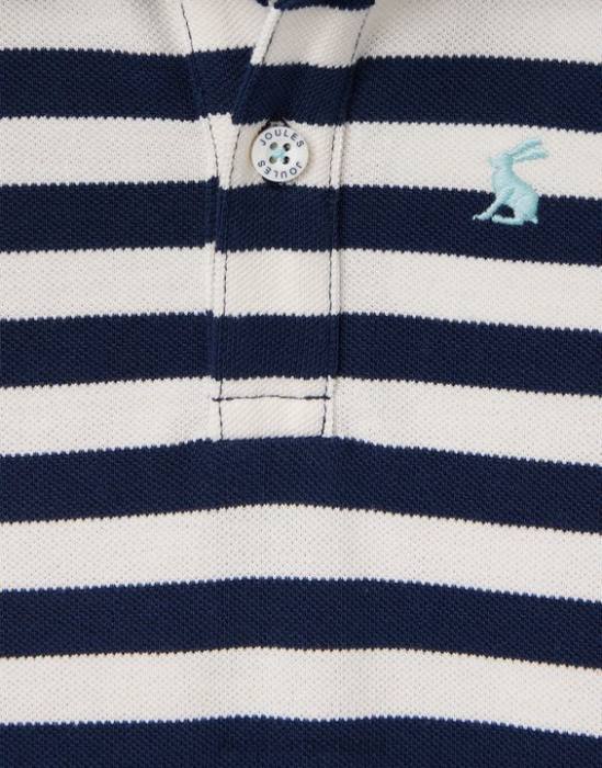 Joules mameluco polo avellana 0-24 meses bebés raya azul blanca vestir 64BB428
