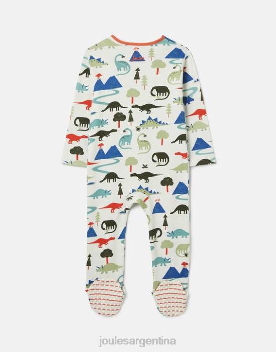 Joules mono zippy de algodón cultivado orgánicamente 0-9 meses bebés dinosaurio vestir 64BB429