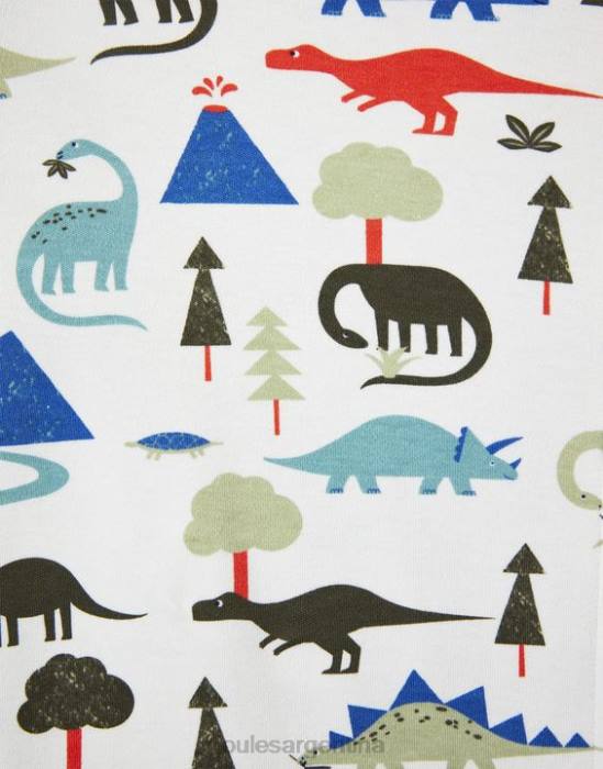 Joules mono zippy de algodón cultivado orgánicamente 0-9 meses bebés dinosaurio vestir 64BB429
