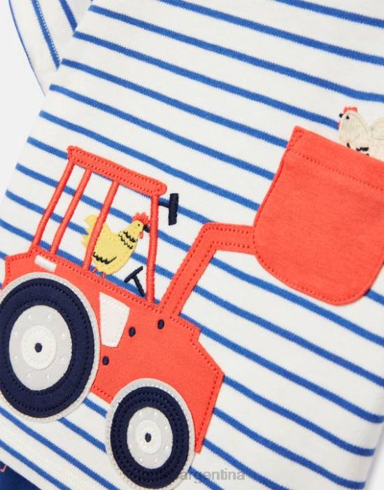 Joules set de obras de byron 0-3 años bebés tractor azul vestir 64BB438