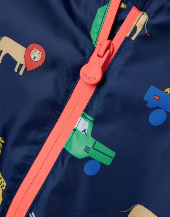 Joules traje impermeable para charcos 3 meses-3 años bebés safari naval vestir 64BB440