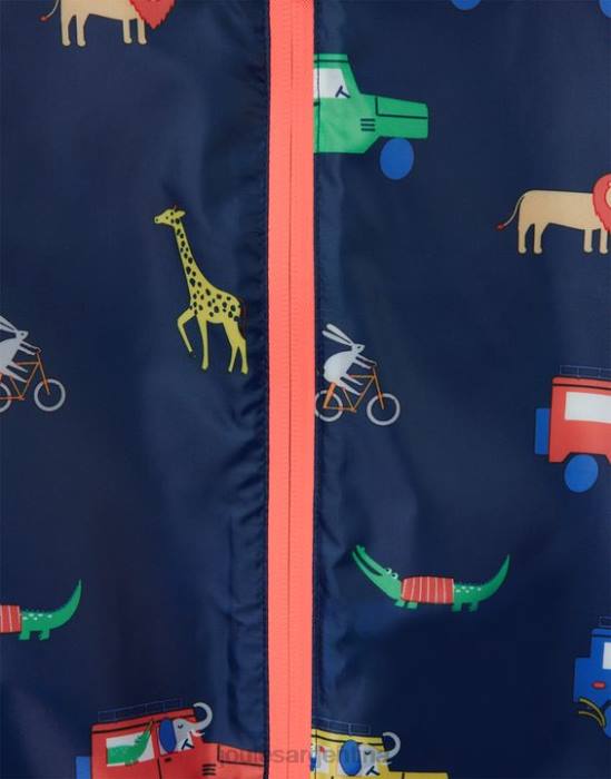 Joules traje impermeable para charcos 3 meses-3 años bebés safari naval vestir 64BB440