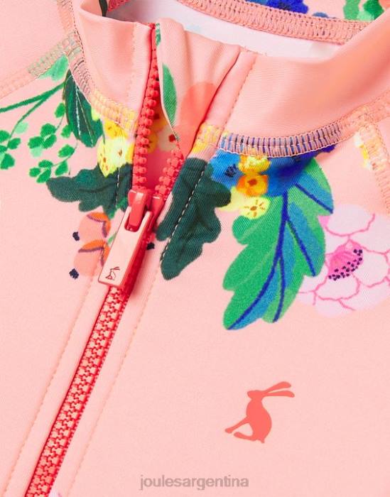 Joules traje anti-sol 0-3 años bebés florales coralinos vestir 64BB417