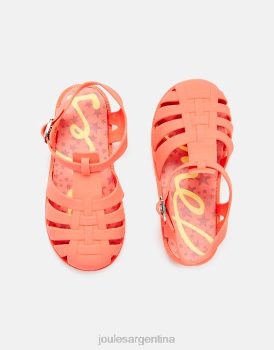 Joules zapato de gelatina viv chicas coral claro calzado 64BB300