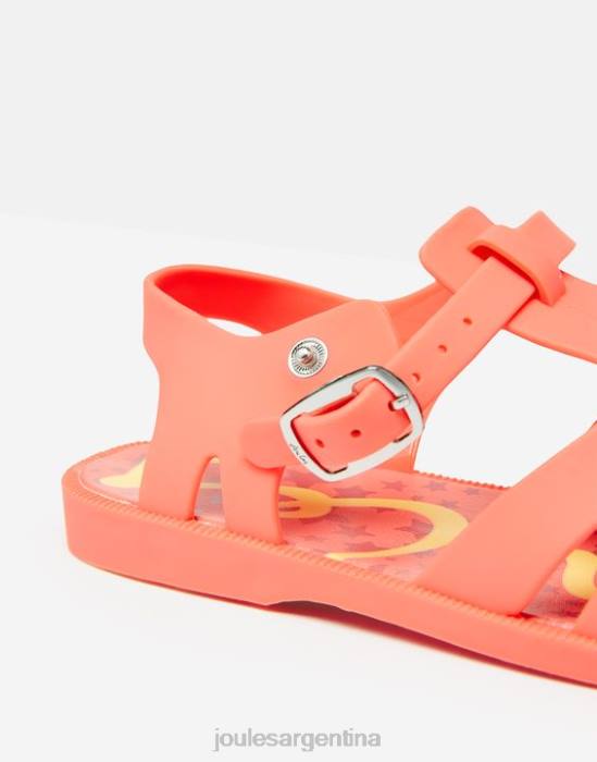 Joules zapato de gelatina viv chicas coral claro calzado 64BB300