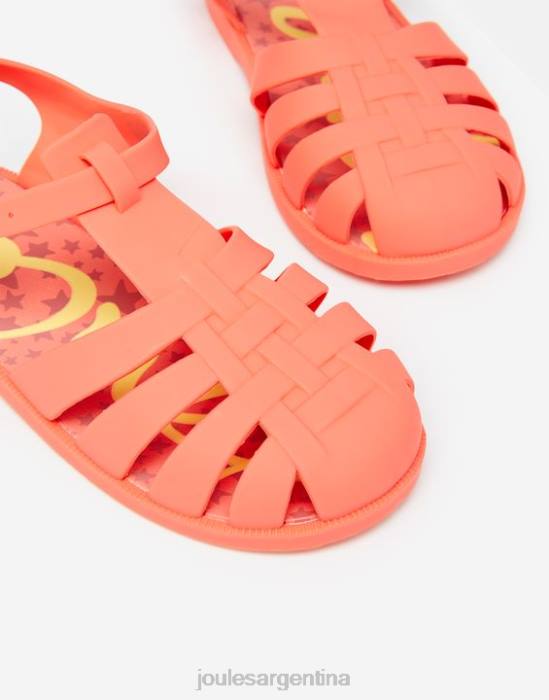 Joules zapato de gelatina viv chicas coral claro calzado 64BB300