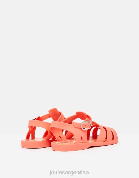 Joules zapato de gelatina viv chicas coral claro calzado 64BB300