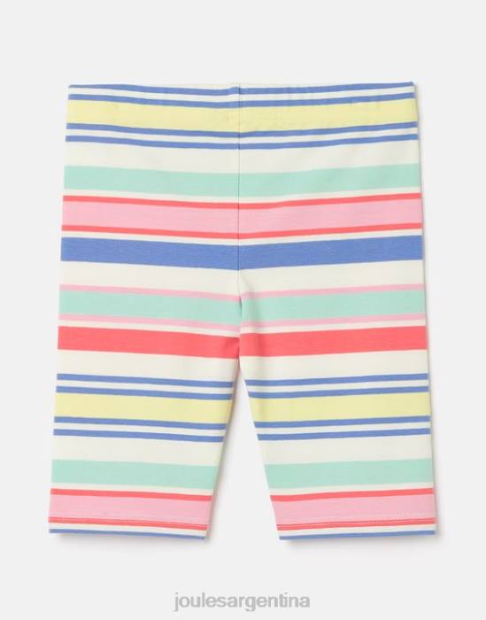 Joules Legging corto de punto Cartwheel 2-12 años chicas raya múltiple vestir 64BB322
