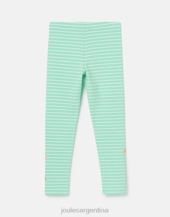 Joules leggings estampados deedee 2-12 años chicas flamenco raya aguamarina vestir 64BB266