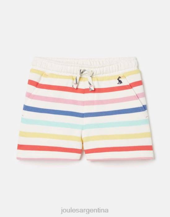Joules pantalones cortos de punto reilley a rayas 2-12 años chicas raya múltiple vestir 64BB273