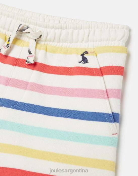 Joules pantalones cortos de punto reilley a rayas 2-12 años chicas raya múltiple vestir 64BB273
