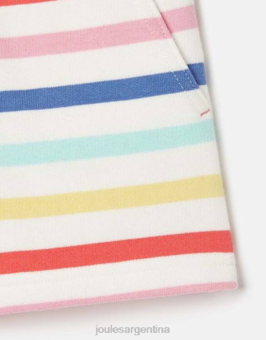 Joules pantalones cortos de punto reilley a rayas 2-12 años chicas raya múltiple vestir 64BB273