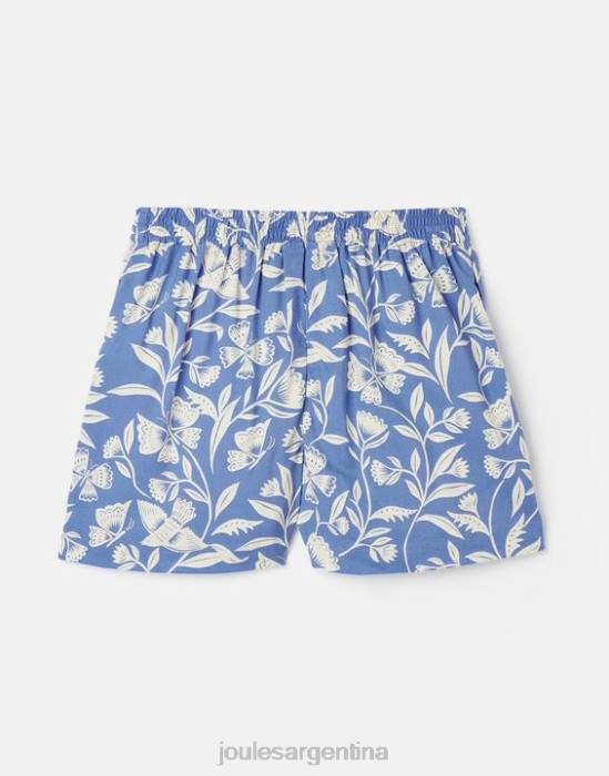 Joules pantalones cortos tejidos estampados hettie 5-12 años chicas mariposa azul vestir 64BB268