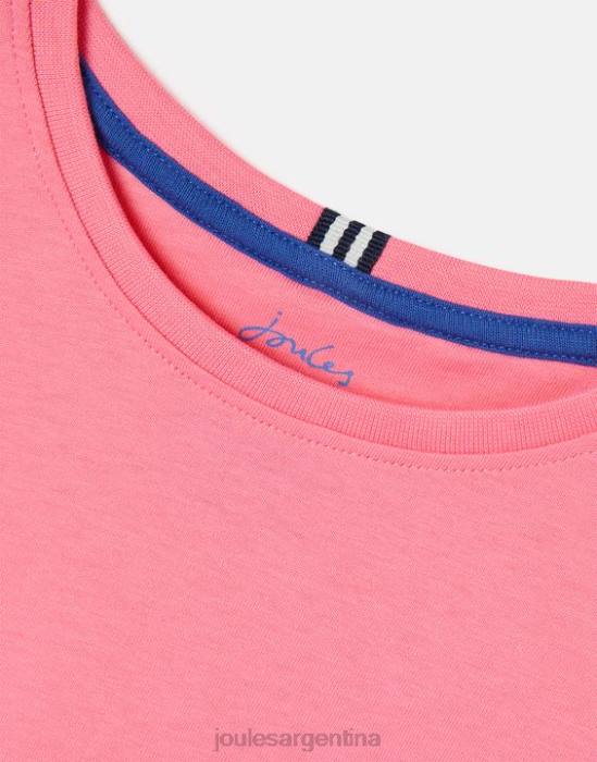 Joules camiseta cassie manga corta 2-12 años chicas aurora rosa vestir 64BB311
