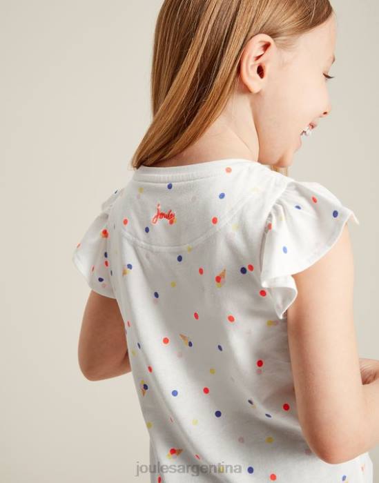 Joules camiseta flutter astra 2-8 años chicas lugar de helado vestir 64BB306