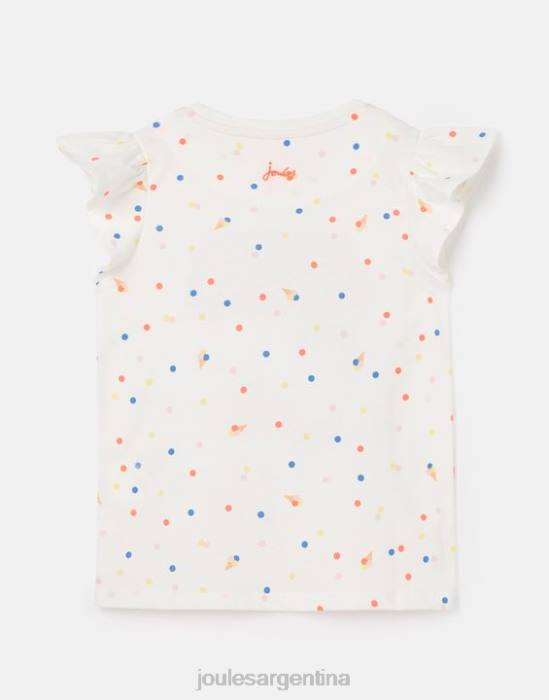 Joules camiseta flutter astra 2-8 años chicas lugar de helado vestir 64BB306