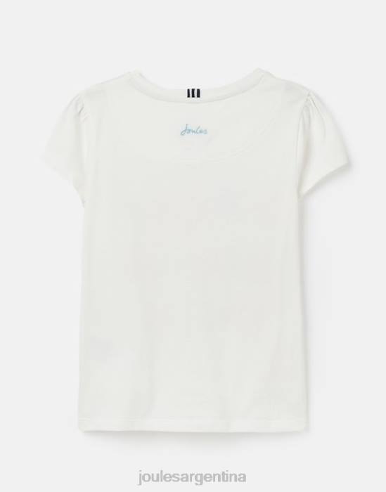 Joules camiseta serigrafiada manga corta pixie 2-12 años chicas día de aventura vestir 64BB269