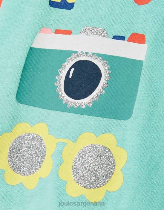 Joules camiseta serigrafiada pixie 2-12 años chicas vacaciones azules vestir 64BB261