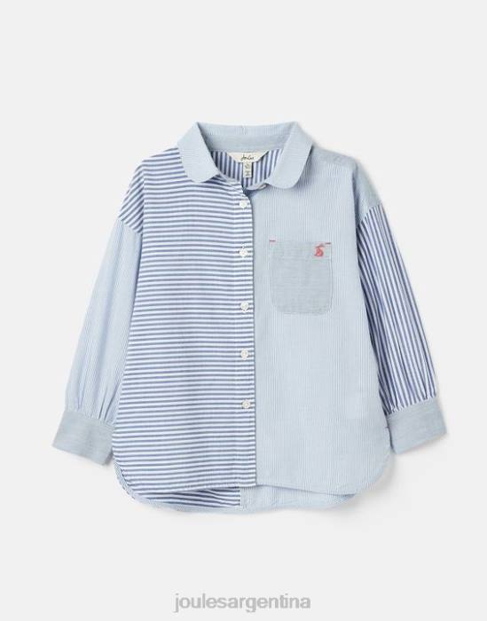 Joules camisa tejida fenella 5-12 años chicas raya azul vestir 64BB323
