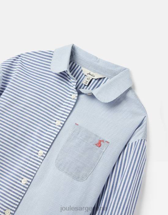 Joules camisa tejida fenella 5-12 años chicas raya azul vestir 64BB323