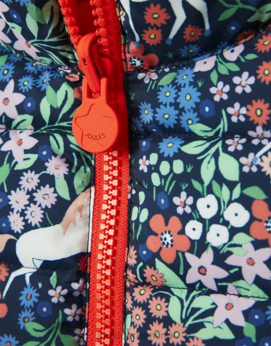 Joules chaleco reversible flip it 2-8 años chicas poni vestir 64BB307