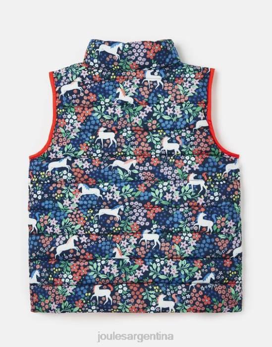 Joules chaleco reversible flip it 2-8 años chicas poni vestir 64BB307