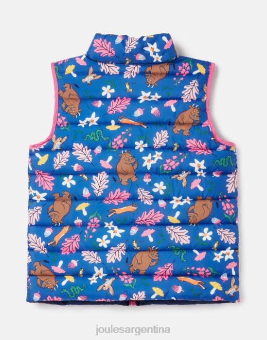 Joules gruffalo flip it chaleco reversible 1-6 años chicas azul vestir 64BB260