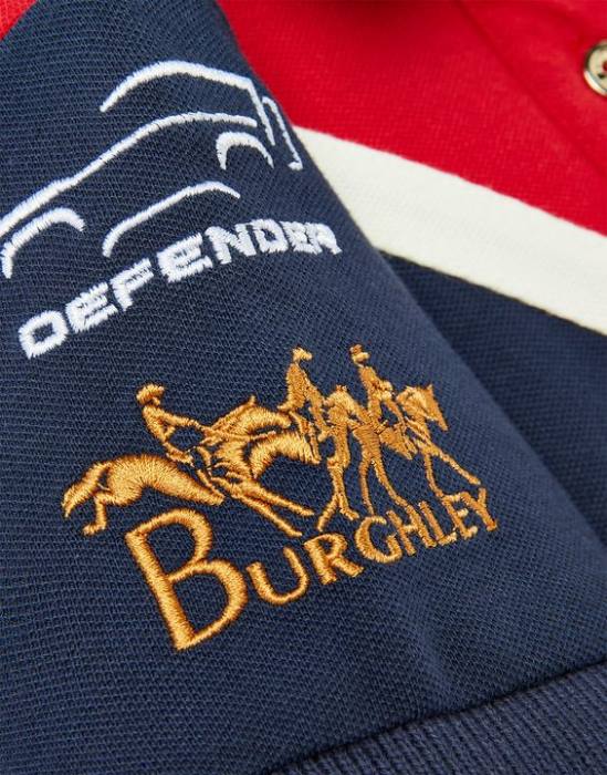Joules polo burghley 2-12 años chicas rojo oscuro vestir 64BB329