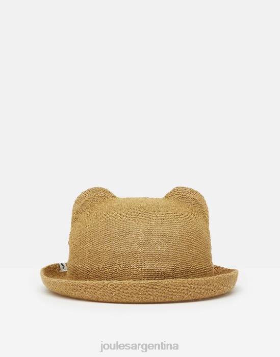 Joules sombrero de personaje ashton chicas animal de paja vestir 64BB326