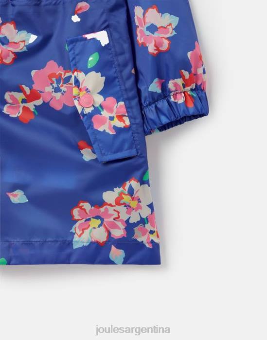 Joules chaqueta plegable golightly 2-12 años chicas flores azules vestir 64BB305