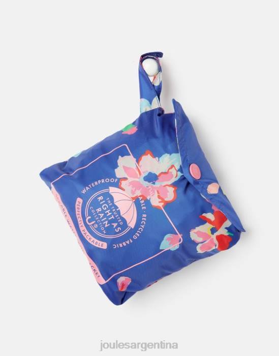 Joules chaqueta plegable golightly 2-12 años chicas flores azules vestir 64BB305